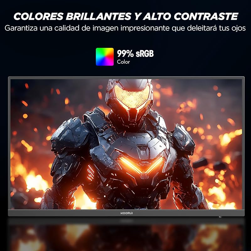 Gaming Monitor 24" 170Hz PC Pantalla FHD Adaptive Sync HDMI 1.4