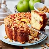My Grandma's Granny Smith Apple Walnut Coffee Cake - Super Moist, Fresh &amp; Kosher Certified, Trans Fats Free Cinnamon Streusel Coffee Cake
