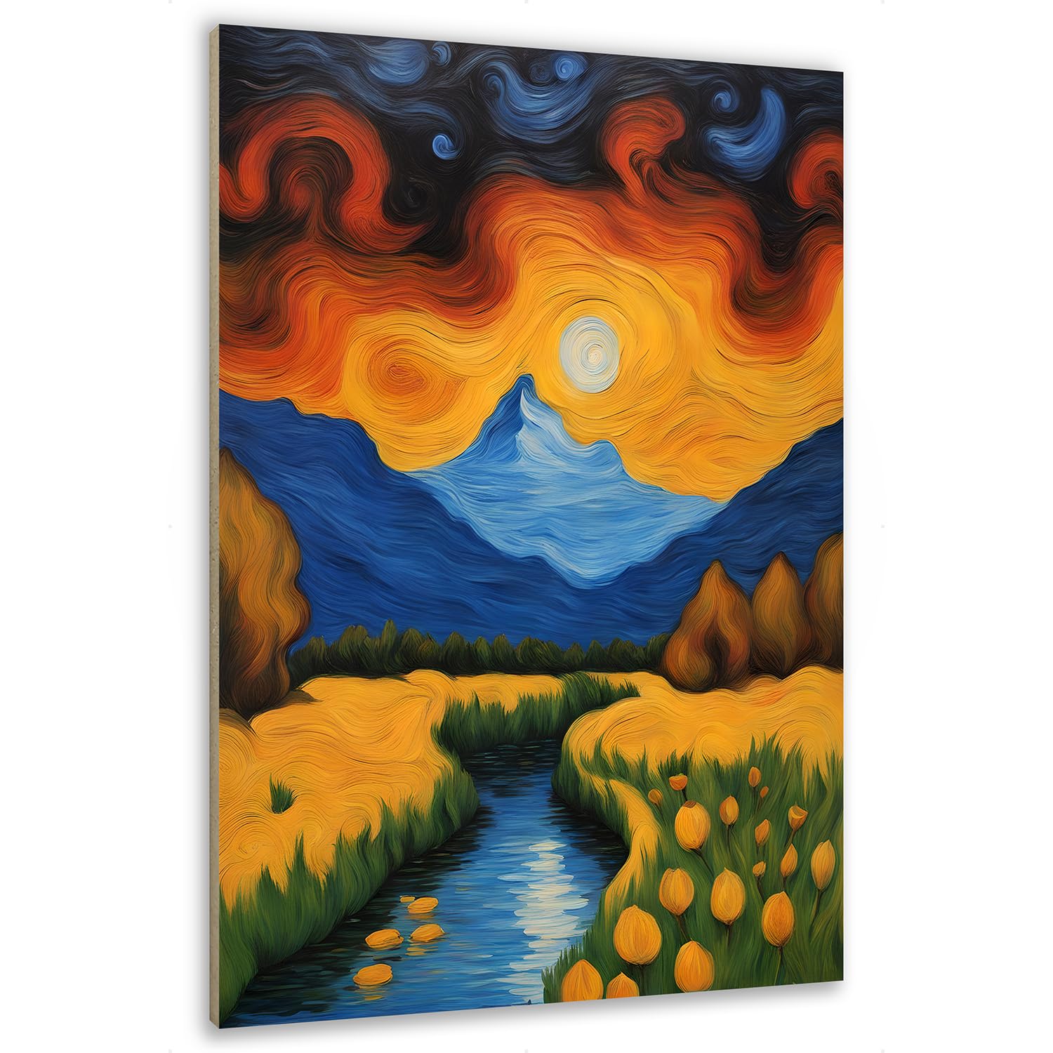 emmena - Hidden Gems: Artworks 1 wooden painting - 18 x 25 cm