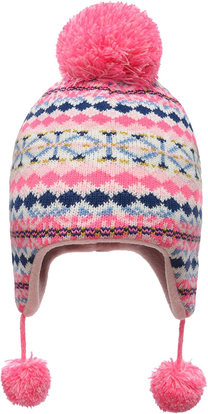 ERISO Toddler Boy Winter Hat - Warm Winter Beanie for Baby Girl with Earflapl