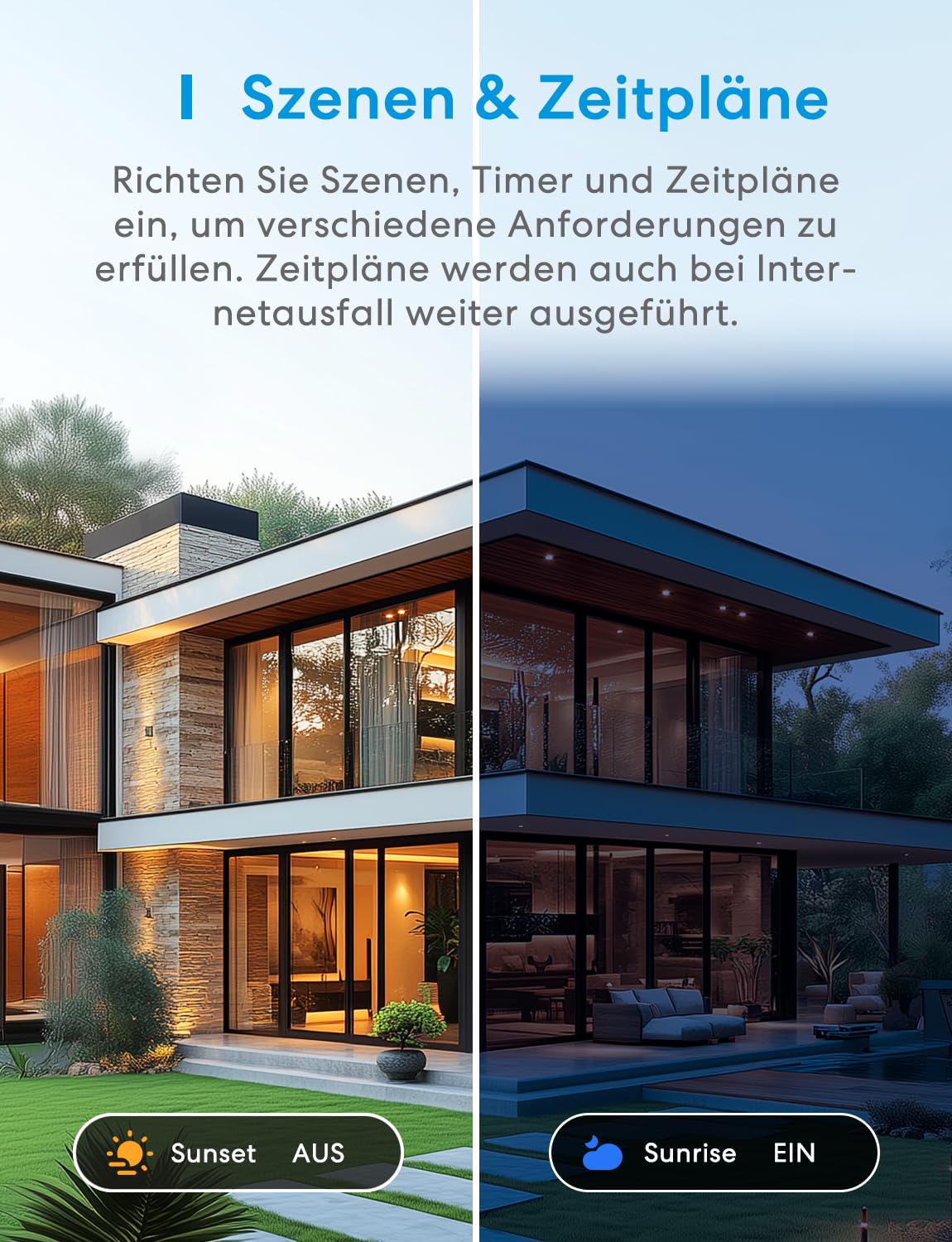 Meross Matter WLAN Steckdose Outdoor mit Strommessung, Smart Steckdose Stromzähler für Balkonkraftwerk Außensteckdose Wasserdicht IP44, funktioniert mit HomeKit, Alexa und Google, 16A 1,5m 6