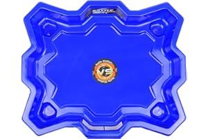 17Tek Bey Stadium Battle Arena Training Ground for Beyblade Battling Game (Blue)