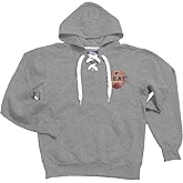 Blue 84 NBA mens Nba Officially Licensed Lace Up Hooded Sweatshirt Graphite