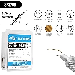SF #14 Standard Wet and Nymph Hooks with Pproat