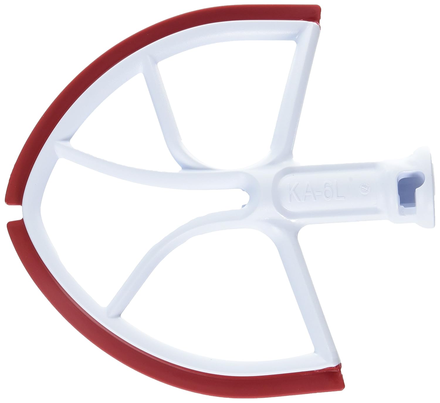New Metro Design Beater Blade for KitchenAid 6-Quart Bowl Lift Models, Red Blades