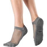 SHASHI Mesh Socks for Women &ndash; Stylish, Full-Coverage Non Slip Socks for Barre, Yoga and More