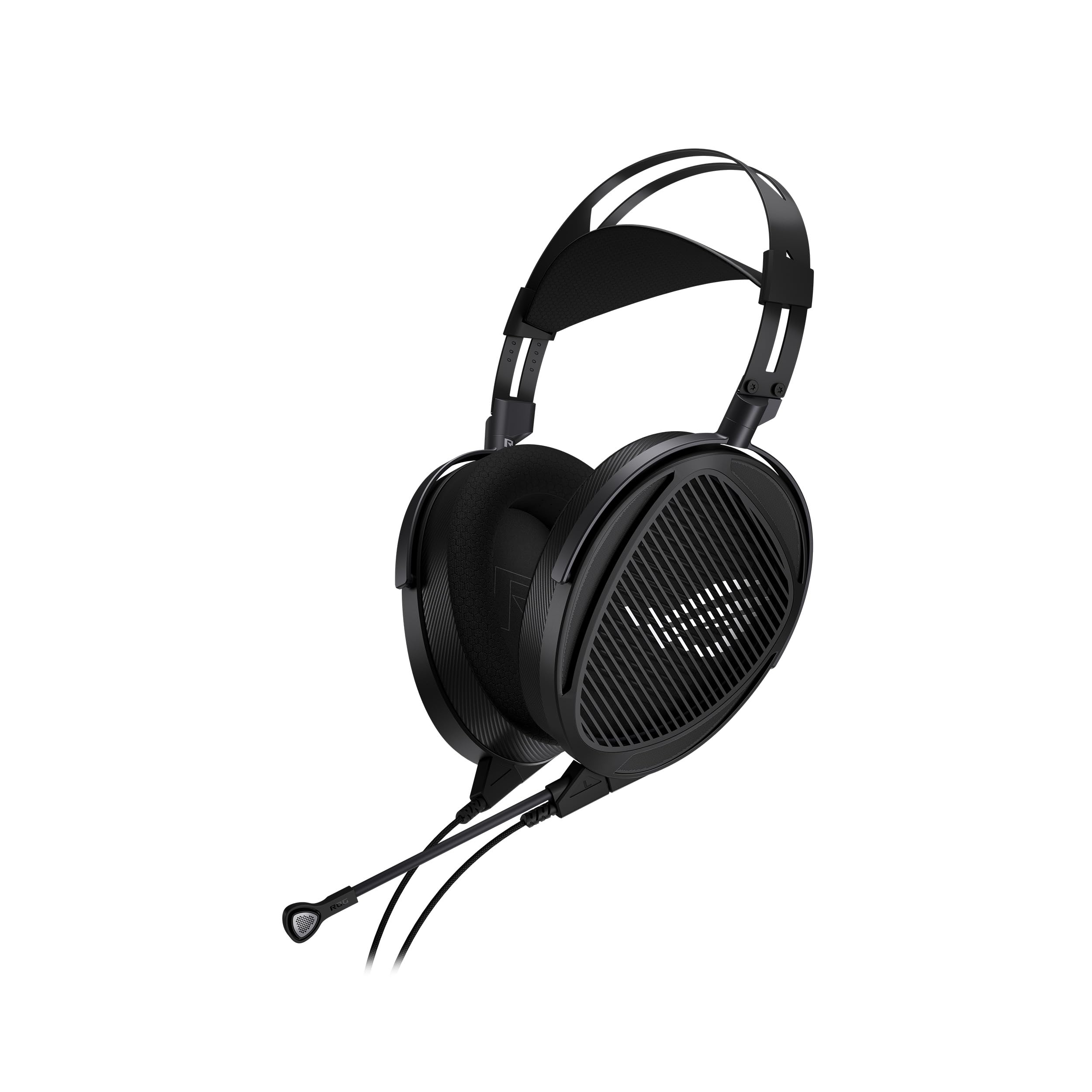 ASUS ROG Kithara Gaming/Audiophile Open-Back Wired Headphones with Mic – ROG-Tuned HIFIMAN Planar Magnetic Drivers, Adjustable Headband, Extra Ear Pads, Compatible with DACs, Amps, PC, Console, Mobile