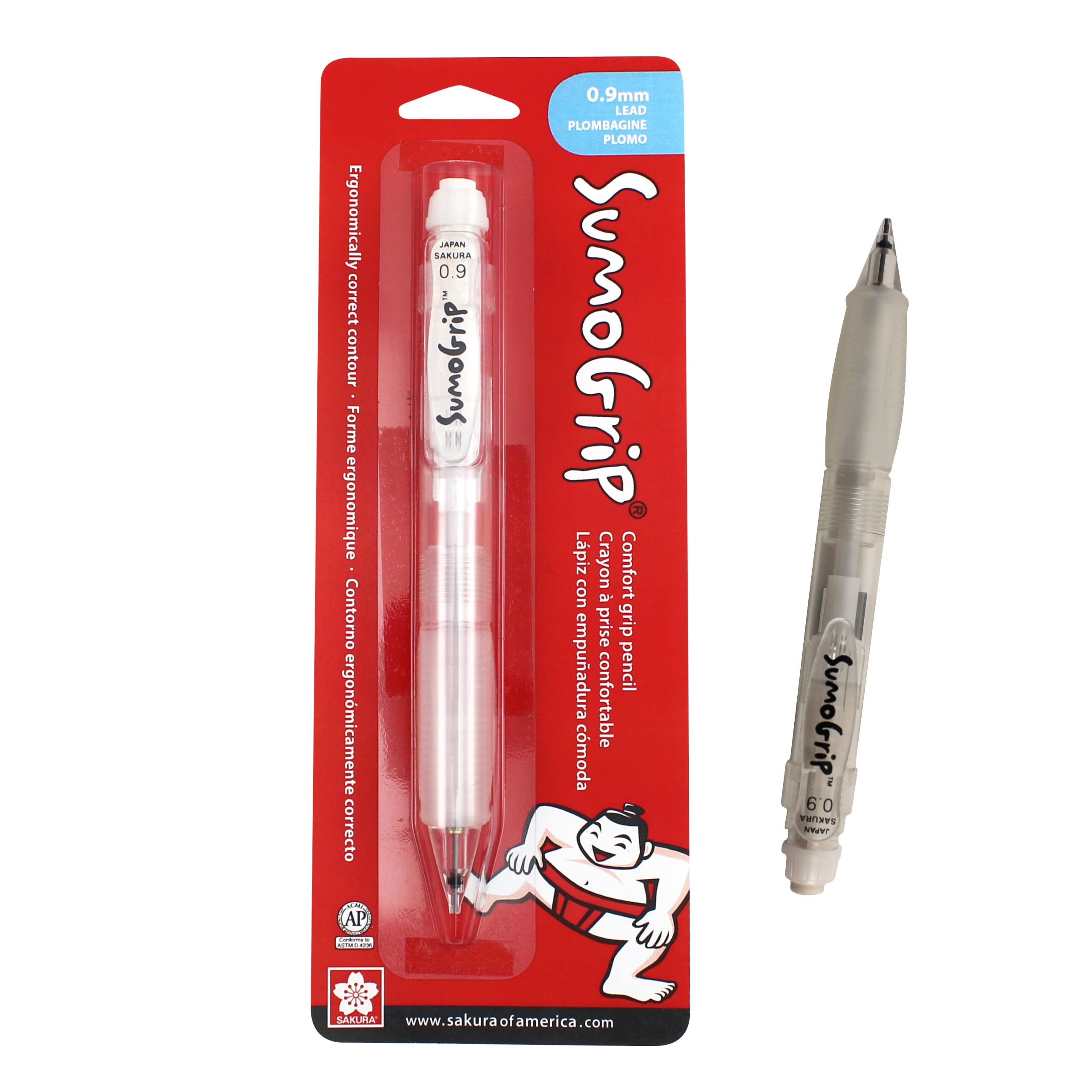 SAKURA SumoGrip Pencil with Comfort Grip - 0.9 mm