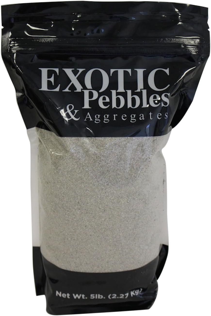 Exotic Glass Exotic Pebbles Natural Decorative Sand, 5 lb