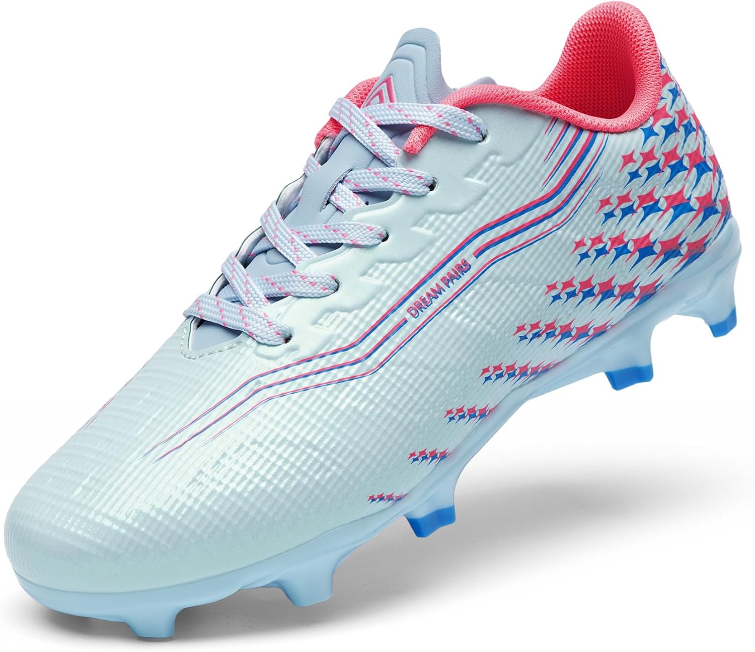 DREAM PAIRS Boys Girls FG AG Soccer Cleats High-Speed Anti-Twist Lightweight Football Shoes