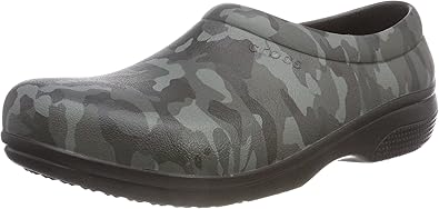 crocs on the clock work slip on black
