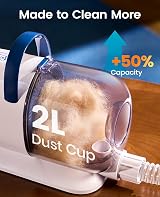 oneisall Dog Grooming Vacuum 15000Pa 2L 6-Tool Clipper Kit Quiet 59dB view 8