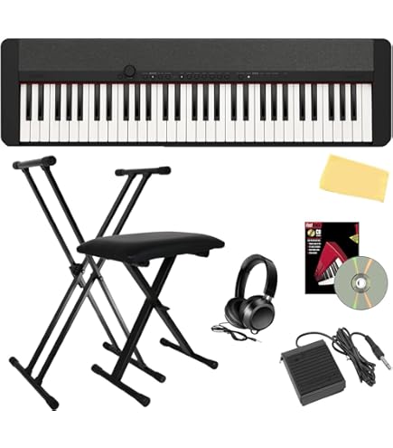 Amazon.com: Casio CT-S500 Casiotone 61-Key Keyboard Bundle with