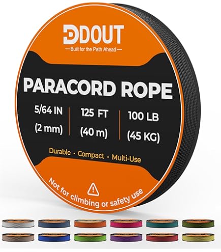 Atwood Micro Cord Atwood Rope Micro Cord Paracord - 1.18mm X 125ft Coyote Brown USA Made Micro Paracord