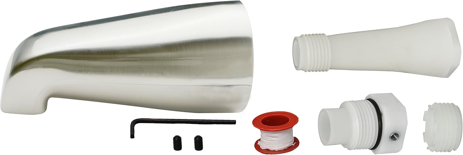 Plumb Pak PP82533BN Universal Fit Bath Tub Spout Without Diverter