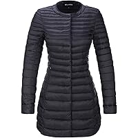 Bellivera Women's Quilted Lightweight Padding Jacket, Puffer Coat with 2 Pockets for Spring Fall and Winter