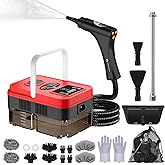 2026 Upgraded Steam Cleaner,10s Heat-Up,1.2L Tank, 6-Level Adjustable Handle,1500W Steamer for Cleaning, Portable Steamer for Cleaning with 20PCS Accessories, Steam Cleaner for Home,Car,Dirt