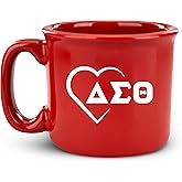 BBGreek Delta Sigma Theta Sorority Paraphernalia - Official Vendor - 15oz Campfire Mug - 1913 Greek Letters