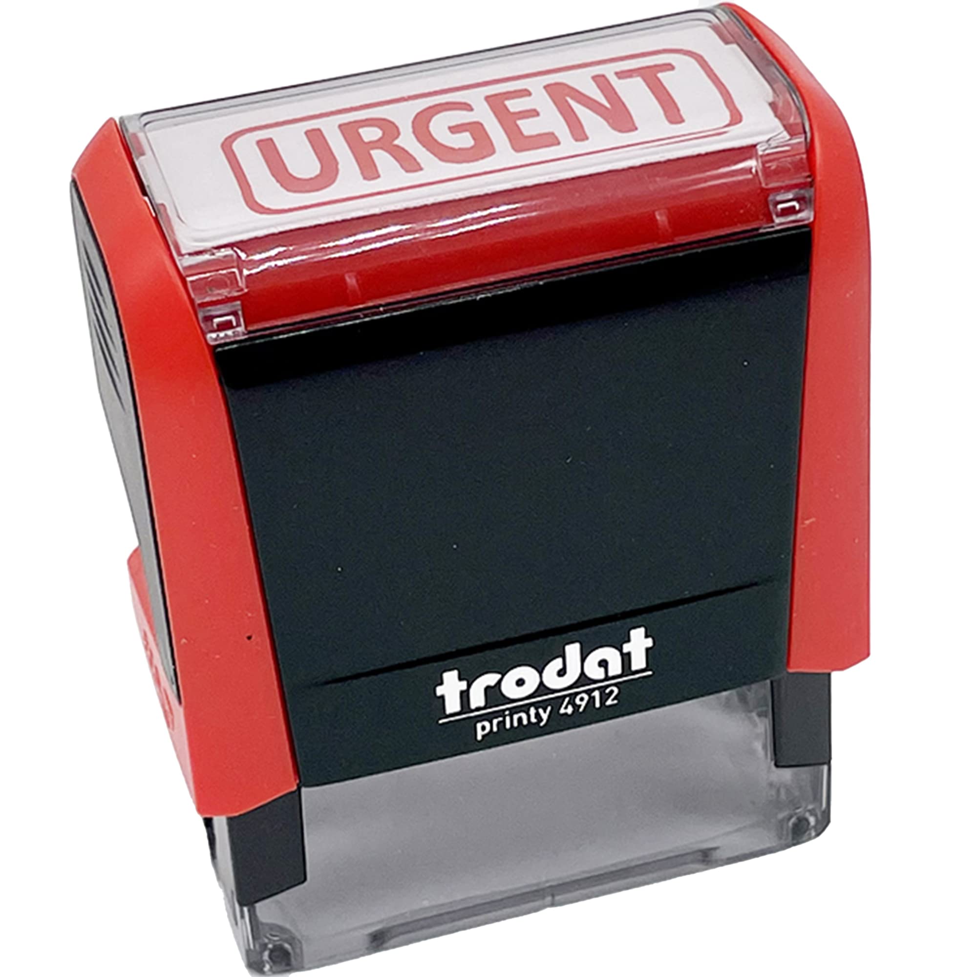 Trodat X-Print 4912 Automatic Ink Refillable Stamp Urgent Text Red Colour Ink Print Size 47 x 18 mm