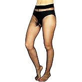 Mona's Choice Second Skin Ultra Sheer to Waist Glossy XL Pantyhose/Mens Pantyhose/Mens Trouser Tights
