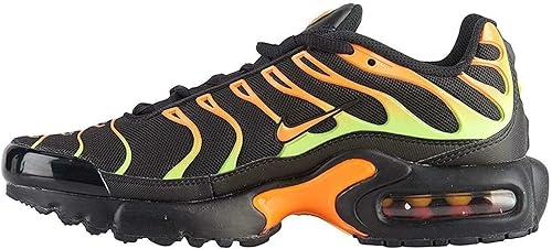 air max plus black orange yellow