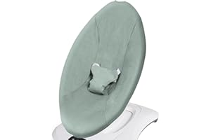 Greuame Baby Swing Cover - Compatible with 4moms MamaRoo 4 Old Model Before 2022 - Soft & Breathable Fabric, Machine Washable, Perfect for Baby & Newborn (Cover Only) Sage