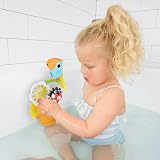 Yookidoo Watering Can Baby Bath Toy Spinning Lady Bug Tipping Bird 3 Moving view 4