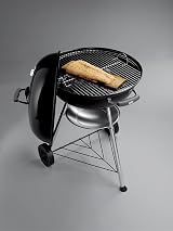 Weber Compact Kettle Charcoal Barbecue 57 cm with Wheels Black/Silver view 9