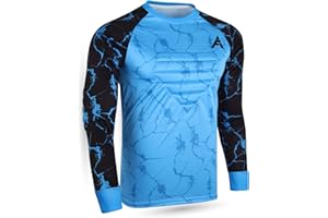 FOLK APPAREL Folk Soccer Goalie Jersey for Kid, Adult, Youth Goalkeeper Jersey Soccer Goalie Shirt, Padded Chest, Goalkeeper Goalie Jersey