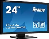 iiyama T2453MTS-B1 24 inch VA Full HD Touchscreen Monitor HDMI USB Hub Black view 2