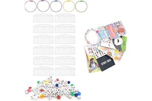 xcivi 12PCS Card Binders for Yoto Cards, with 5PCS Keyring Loops, Portable Card Holder for Kids Toy Yoto Card