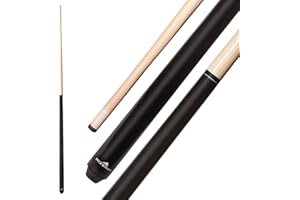 Mizerak 40″ Shorty Pool Cue – One-Piece Hardwood Stick – 12mm Leather Tip – Best for Kids, Tight Spaces, or Precision Shots