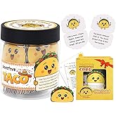 PinCute 60 Positive Taco Affirmation Jar - Easter Basket Stuffer For Teens, Mothers Day Gift for Mom Women,Teacher Appreciati