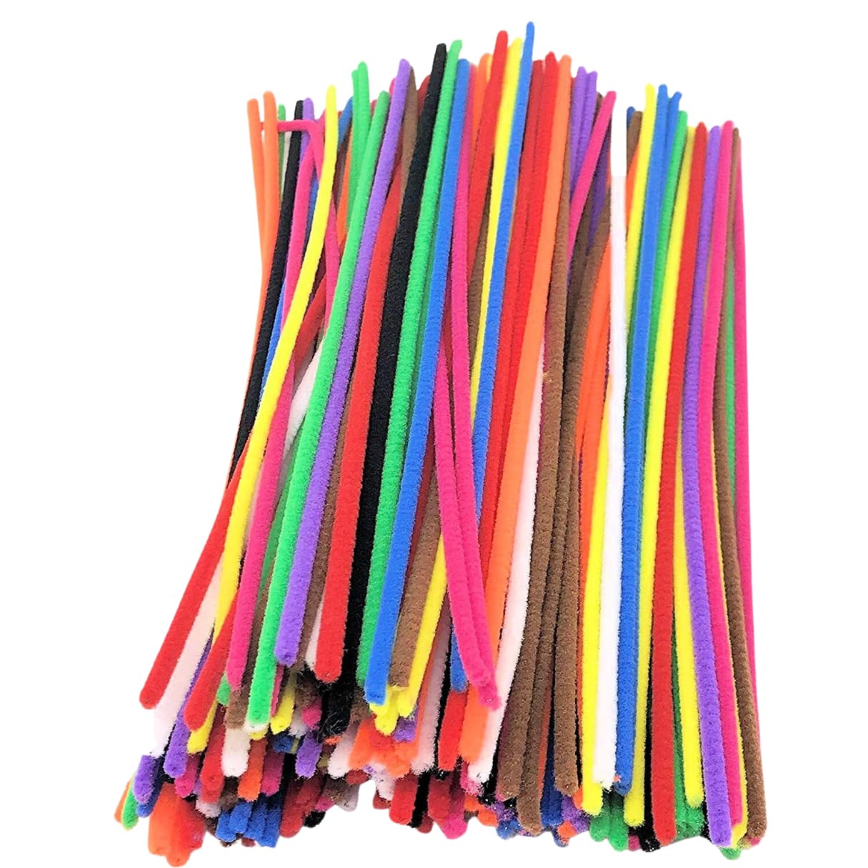 Pipe Cleaners for Craft – 100 Coloured Pipe Cleaners 30cm, Chenille Stems for Kids Arts and Crafts, DIY Pipe Cleaner Projects