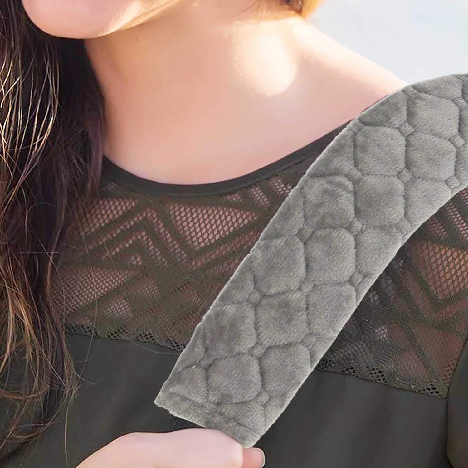Seat Belt Pads, 4 Pack Car Seat Belt Pad Cover - Image 5
