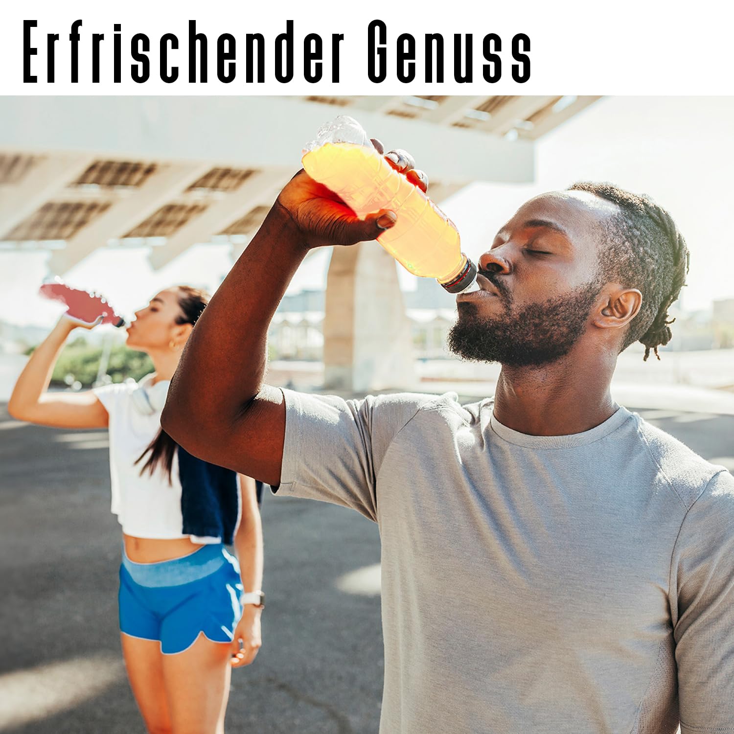 INSTICK Zuckerfreier Energydrink (Original) - Kalorienarmes Energy Getränkepulver mit Koffein & Vitaminen - Instant-Pulver für 12 x 0,25 L 5