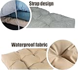 Pcevathiy Custom Bench Cushions Indoor Outdoor Tufted Non-Slip Bottom view 8