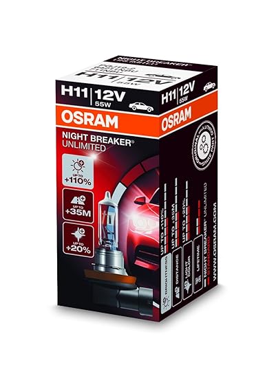 Osram NIGHT BREAKER UNLIMITED H11, 64211NBU, 12V, 1er Faltschachtel