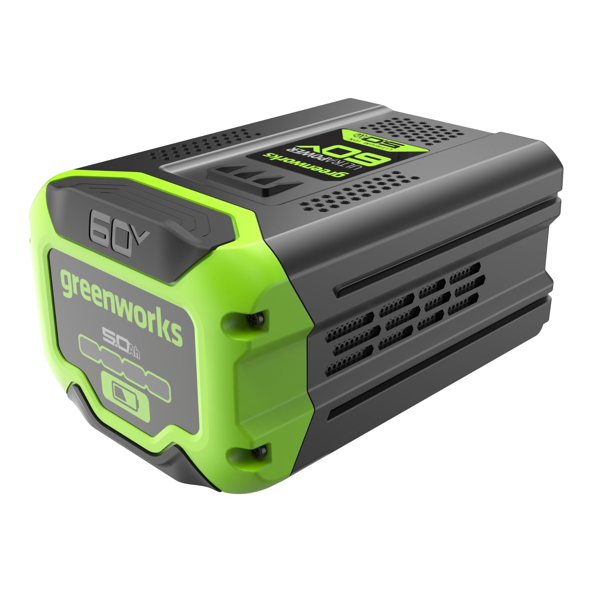 Greenworks 60V 5.0AH Ultra Power Battery | Provides Fade-Free Power for Maximum Performance | Compatible with 75+ Greenworks Tools Image