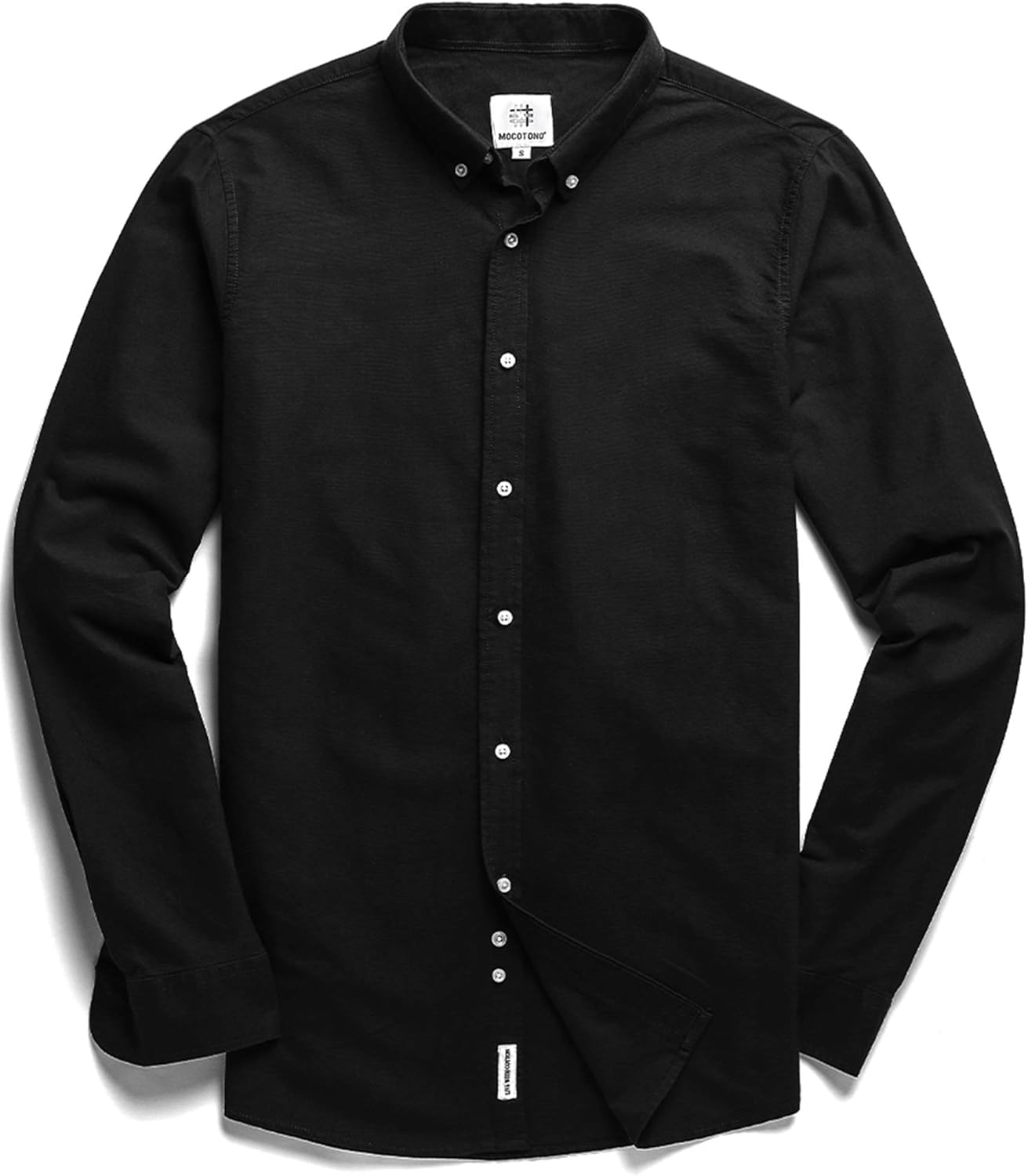 Men's Oxford Long Sleeve Button Down Casual Dress Shirt at  Men’s Clothing store