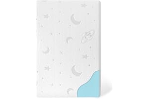 NEKSUN Pack and Play Mattress Pad, Memory Foam Thick Pack N Play Mattresses for Baby and Toddler, 38x26 Portable Mini Crib Mattress with Breathable Jacquard Cover