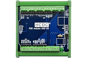 HCDC DIN Rail Mount Pinout Breakout Terminal Block Module for Arduino UNO R3