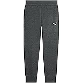 Puma Boys Essential Basics Logo Fleece Joggers, Elastic Waistband, Side Seam Pockets