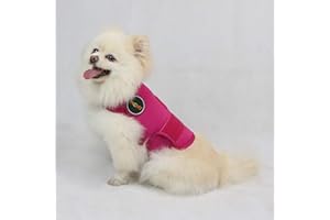 MCHY Dog Anxiety Vest, Anxiety Relief for Dogs, Dog Calming Coat (Rose S)