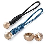 TIMULTI Paracord Bead,Knife Lanyard Beads,Brass