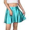 HDE Women's Casual Fashion Flared Pleated A-Line Circle Skater Skirt