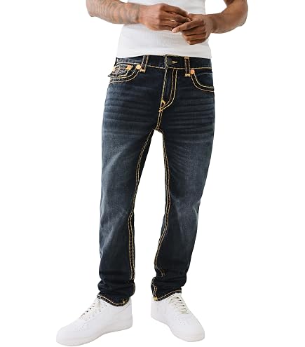 True Religion Men's Super T Billy Flap, Llano Medium Wash, 40 at