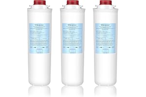 DICAVER 51300C Filters, Replacement for Elkay 51300C EWF3000 Filter By NSF/ANSI 42 Certified,Compatible with Ezh2o Filter Replacement Bottle Stations,High Capacity 51300C Filter 3000 Gallon (No Chip) Pack-3