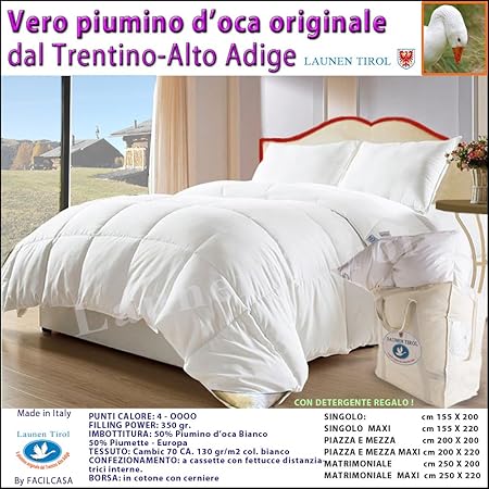 La top 10 piumino letto vera piuma nel 2020 ...