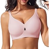 UIMERO Bras for Women No Underwire, Wireless Womens Bras Full Coverage, Seamless Jelly Bra, Bralette for Women with Support